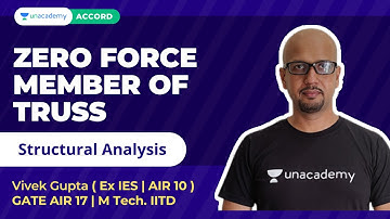 Zero Force Member of Truss | Structural Analysis | Civil Engineering | Vivek Gupta |Unacademy Accord