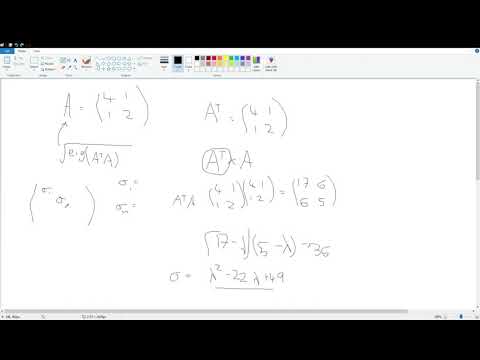 What are Singular Values and Singular Vectors?