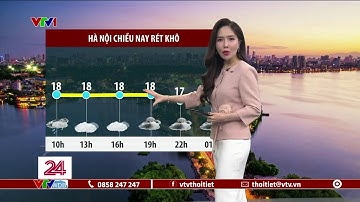 Dự báo thời tiết 11h30 - 03/01/2024 | Hà Nội chiều nay rét khô | VTVWDB