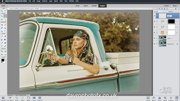 Creating a Retro/ Vintage image - Photoshop Elements