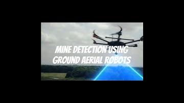 Mine detection using UGV/Drone 🤖🚁 #Robots #Mines #Detection