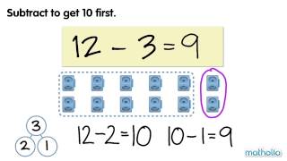 Subtract to Get 10 First