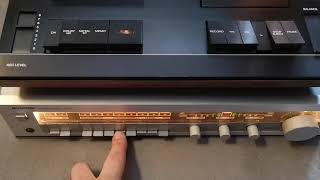 Bang&Olufsen Beocord 1600 felvétel teszt