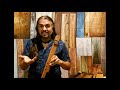Native American Flute - Demonstrating Different Types of Drone Flutes