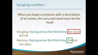Information Dangling Modifiers Guide