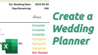 Wedding Planning Checklist - Excel Tutorial screenshot 5