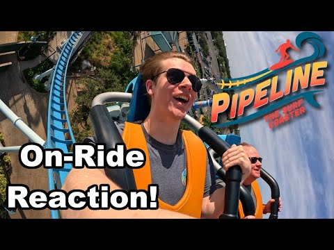 Pipeline at SeaWorld Orlando Reverse POV (4k 60fps)