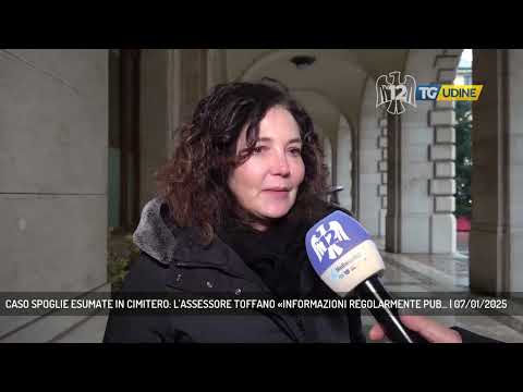 CASO SPOGLIE ESUMATE IN CIMITERO: L'ASSESSORE TOFFANO «INFORMAZIONI REGOLARMENTE PUB... | 07/01/2025