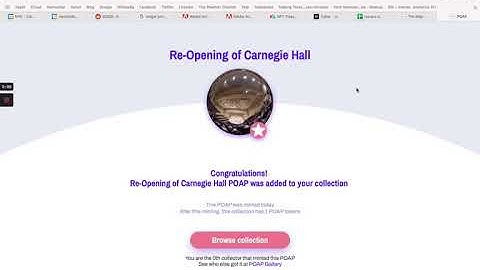 Claiming a POAP collection from email to ETH address