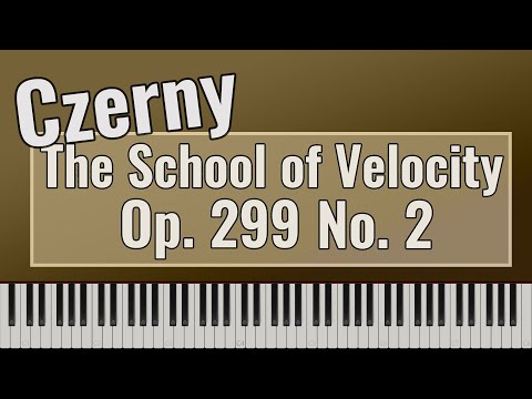 Carl Czerny - The School of Velocity Op. 299 No. 2