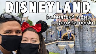 Disney While Pregnant: Classic Disneyland Rides and Snacks! | Low Wait Times Disneyland&#39;s Reopening!