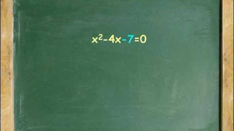 Completing the Square (animation) by algebrafree.com, algebra help