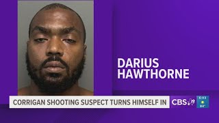 Corrigan shooting suspect turns himself in