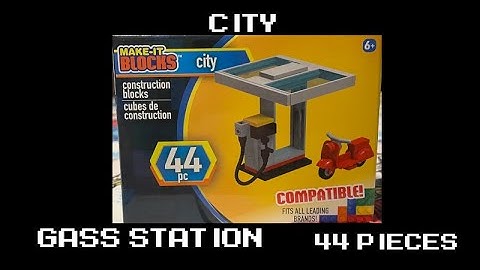 Make-It Blocks: City Gas Station