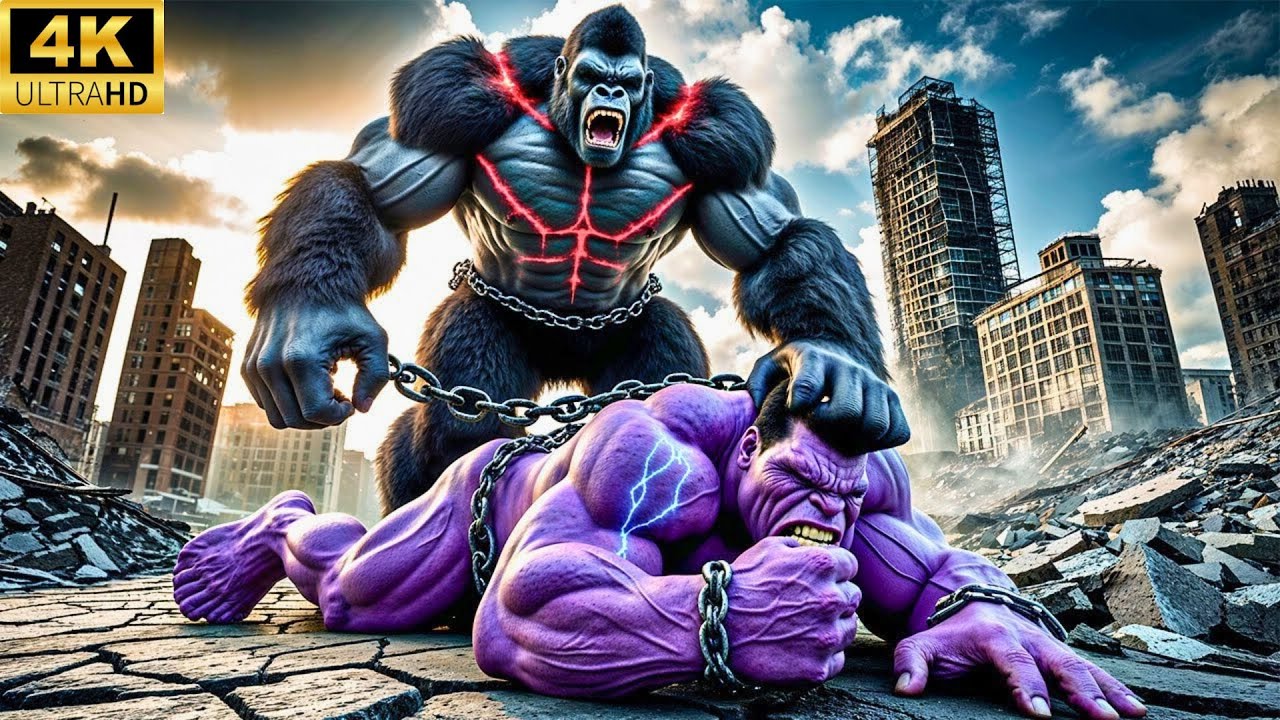 KING KONG vs PURPLE HULK EPIC BATTLE! However, THOR'S Unexpected SAVE Changes Everything!