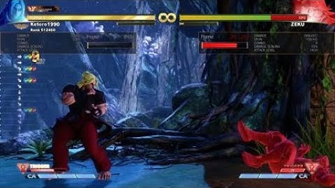 STREET FIGHTER V Ken V Skill Cancel Super combo 1