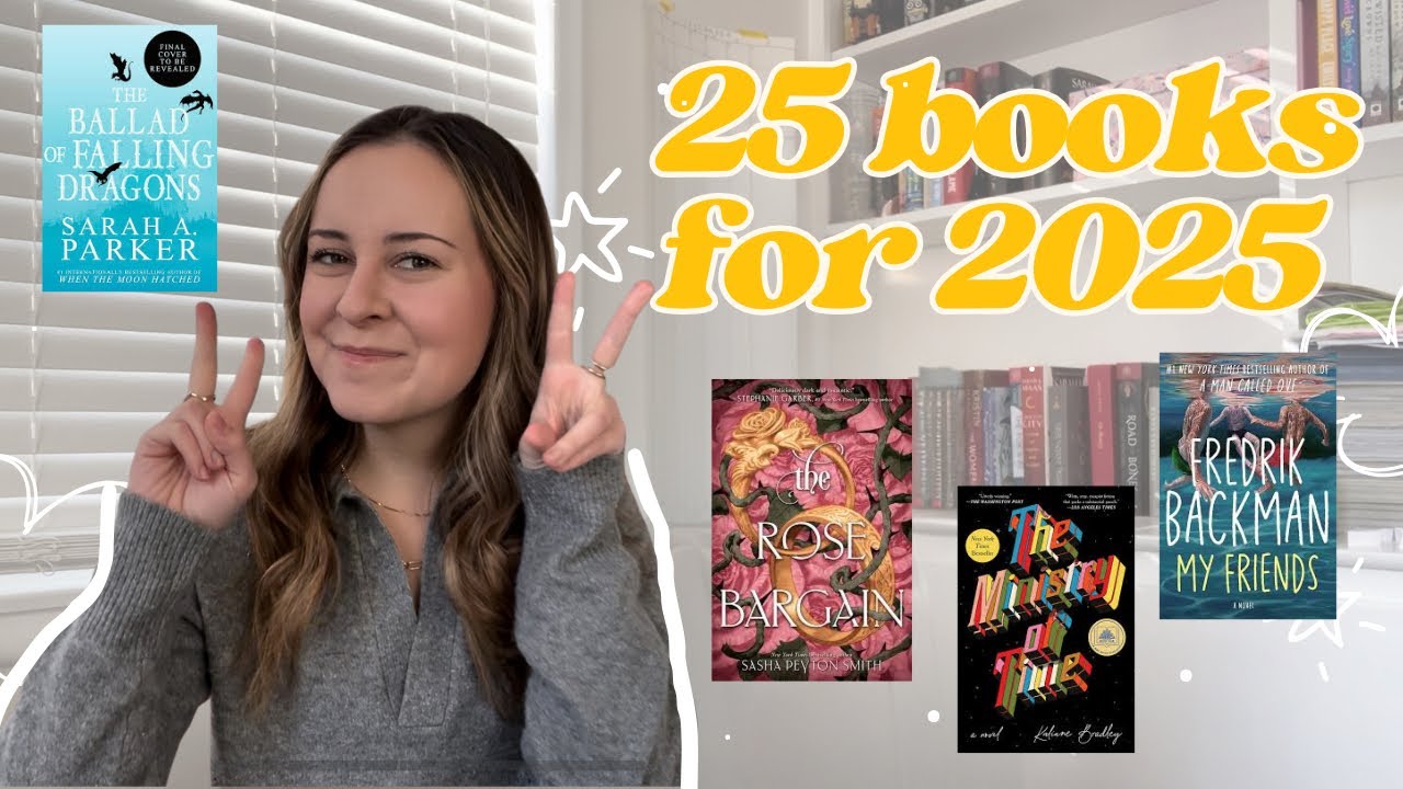 25 books I want to read in 2025 - YouTube