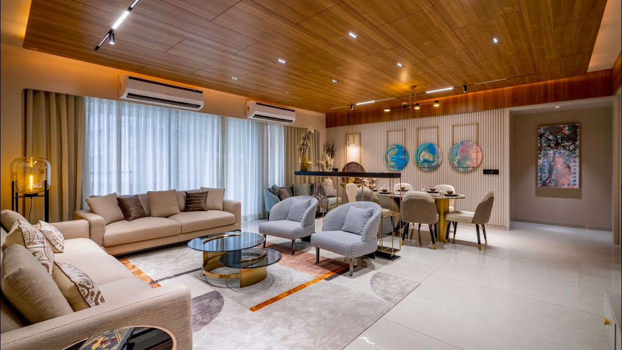 4 BHK Bansari Opulence Design By Mansi Shah Architects #sampleflat