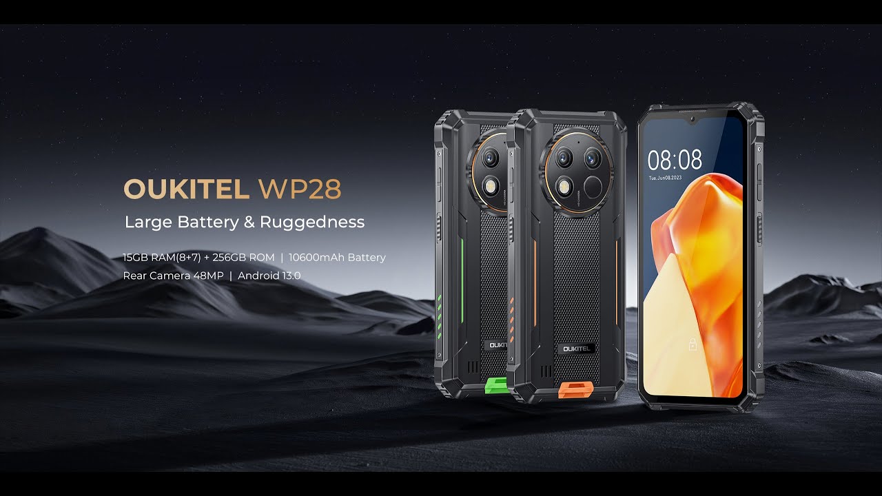 OUKITEL WP28 - KING OF RUGGEDPHONE [ Large battery, 15+256GB & 48MP Camera  you won't believe ] 