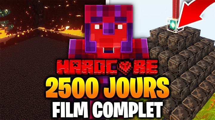 J'ai survécu 2500 JOURS sur Minecraft Hardcore [FILM COMPLET]