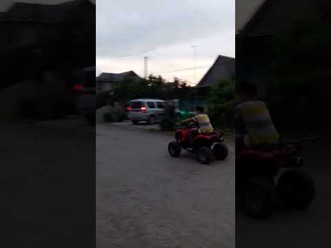 резкая авария на квадроцикле