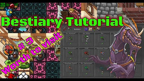 Bestiary Tutorial #3 - Warto odwiedzić te miejsca ~1100pkt - Tibia  Rapid Respawn