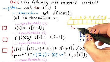 Another Quiz Synchronization - Solution - Intro to Parallel Programming