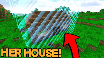 Setting the WORLD BORDER around PLAYERS HOUSE! (Minecraft Trolling)