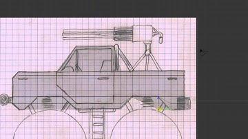 Modeling the Monster Truck - Part 3 (Blender 2.57 tutorial)