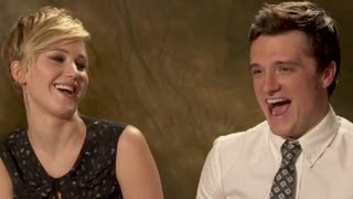 Catching Fire Cast plays 'Who Said It'