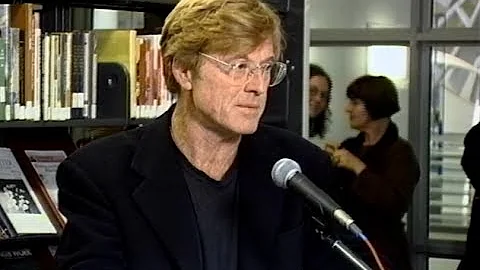 1996 Robert Redford and Annette Gellert at the San...