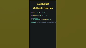 JavaScript Callback Function