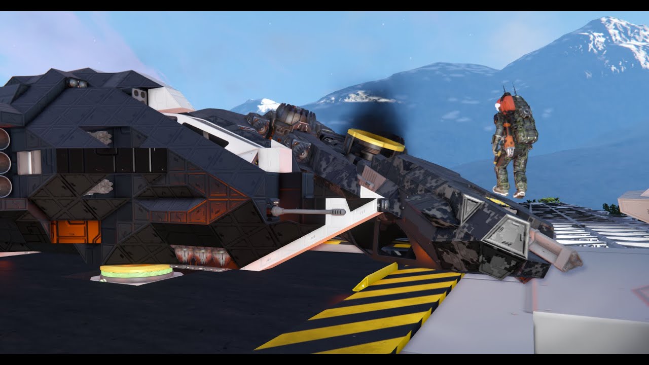 Space Engineers: Survival | Ep 58 | Crashing Fighters - YouTube