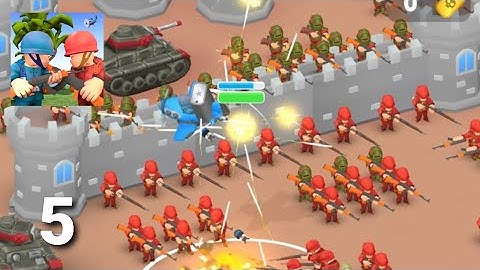 Army Commander - Gameplay Walkthrough Part 5 Tutorial (ios Android)