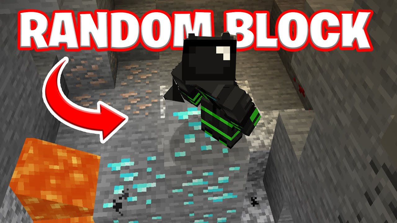Minecraft random block challenge!!! - YouTube