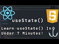 Learn useState() In Under 7 Minutes! | React Tutorial