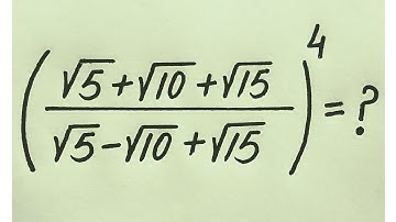 France l can you solve? l Nice Olympiad Math Simplification Problem 