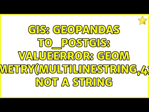 GIS: geopandas to_postgis: