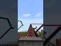 Montaña Rusa Minecraft #115 #shorts Roller Coaster