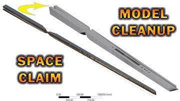 ✅💯✅Model Cleanup After Topology Optimization | Ansys Space Claim