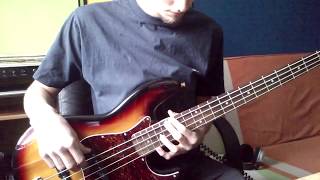 Video thumbnail of "Roxette- Sleeping in my car (bass cover)"