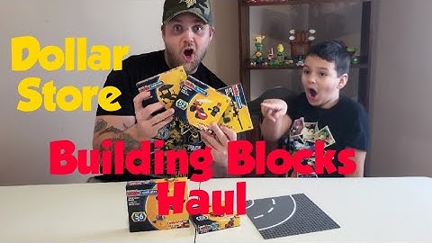 Dollar Tree Building Block Haul and Build