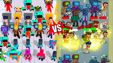 Merge Battle Monster Fight Vs Merge Robot Monster War, Merge Battle Gameplay