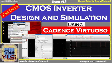 CMOS Inverter | Schematic Design and simulation | using Cadence Virtuoso : Part 1/2