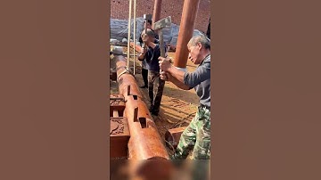 Xem người xưa làm nhà gỗ không cần bất cứ cái đinh nào