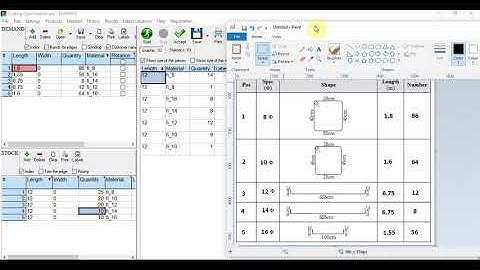 Rebar Optimization with Cutting Optimization Pro