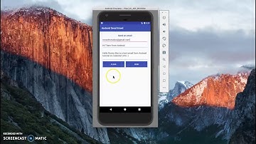 Android Send Email Using JavaMail API