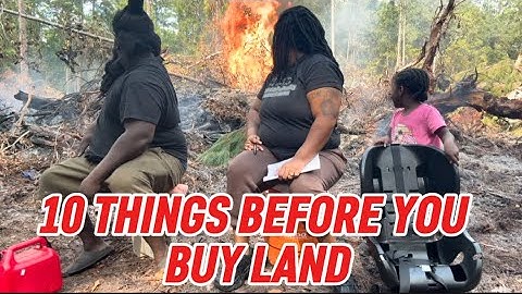 DON’T BUY LAND UNTIL YOU DO THIS📝(OUR TIPS) 