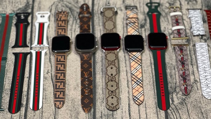 HOW TO MAKE YOUR APPLE WATCH LOOK LUXURIOUS FOR CHEAP! (FEATURING  & LOUIS  VUITTON 🤎) 