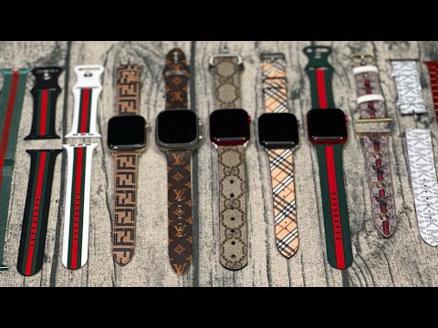 Apple watch LV band  Apple watch bands women, Watch bands, Apple watch  fashion